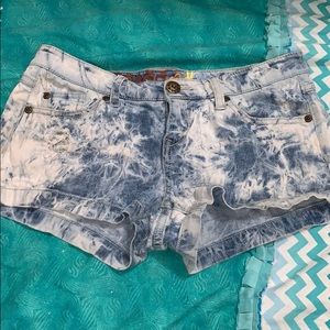 Tie dye shirt shorts